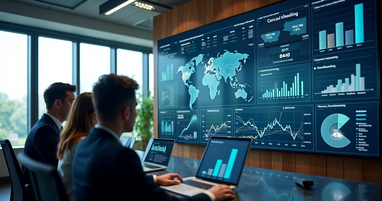 Unified dashboard showing real-time risk analytics for commodity trading 