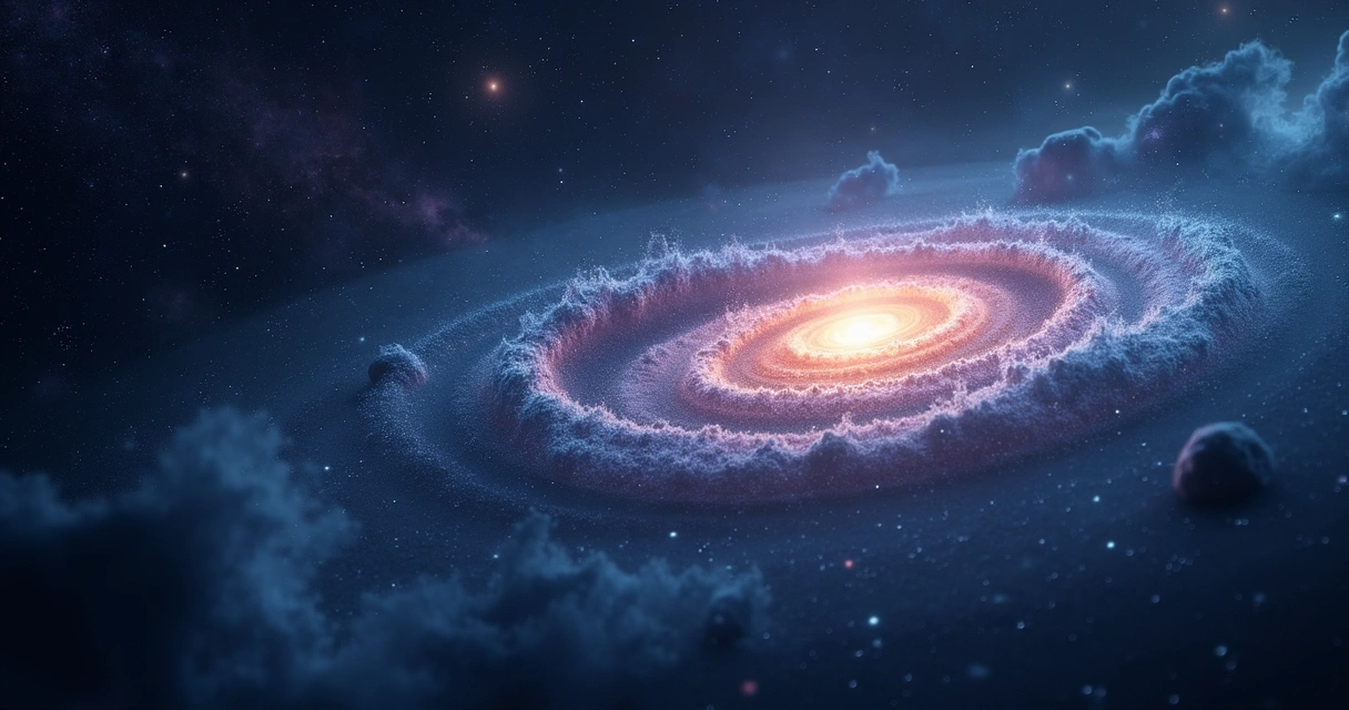 Formação de galáxias pela ação da matéria escura 