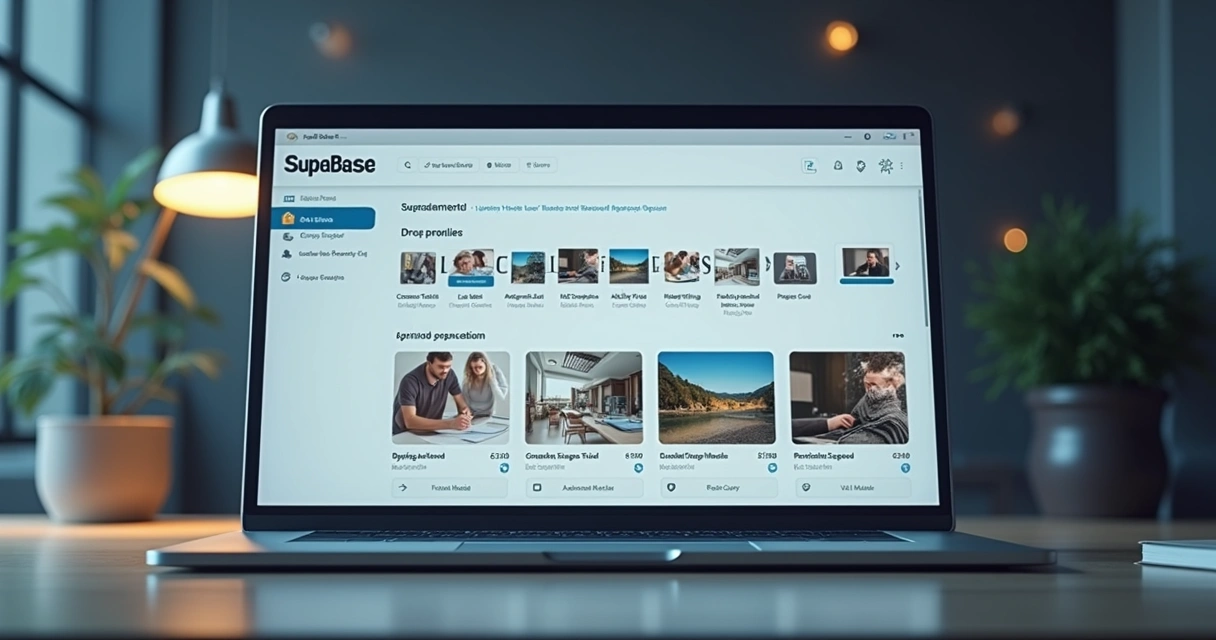 Área do Supabase para upload e gerenciamento de arquivos