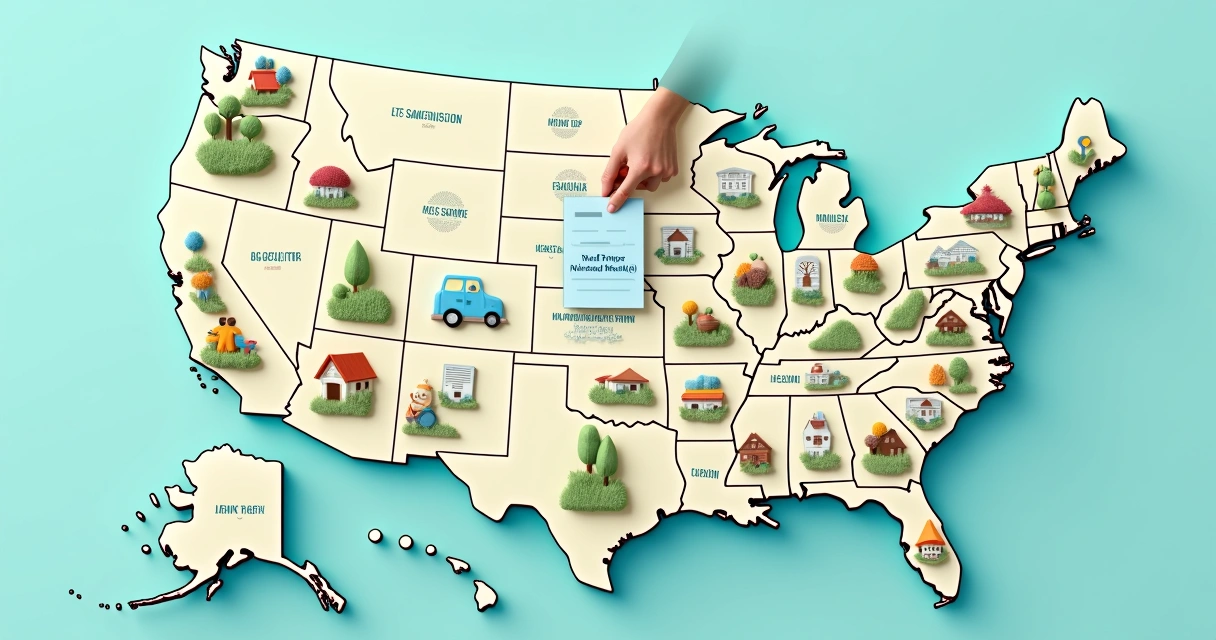 Map showing U.S. priority sectors