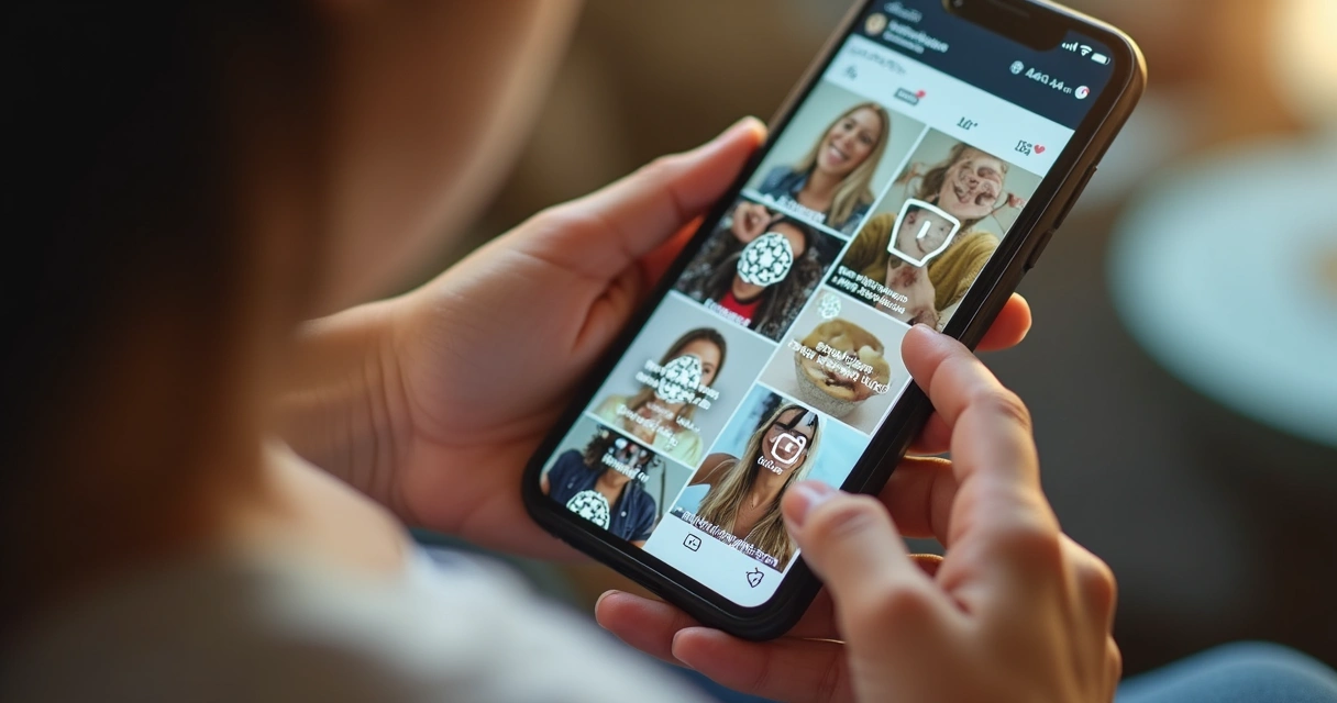 People interacting with Instagram Stories