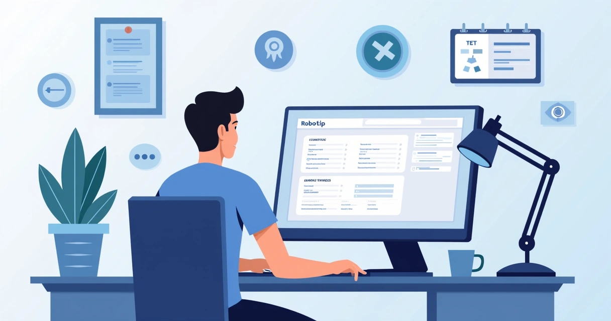 Pessoa usando notebook para configurar robô de apostas na plataforma