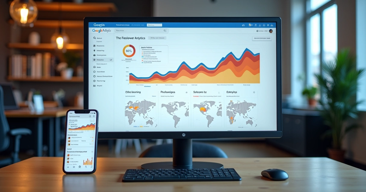 Análise do Google Analytics para compreender tráfego digital