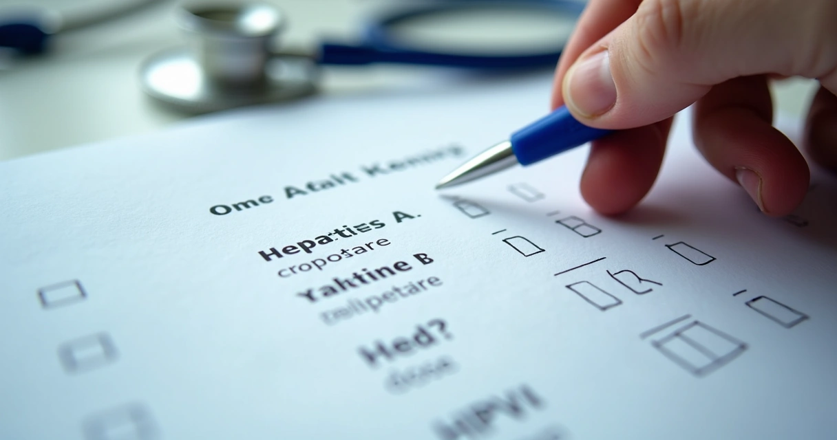 Carteira de vacinação de adulto aberta mostrando doses tomadas