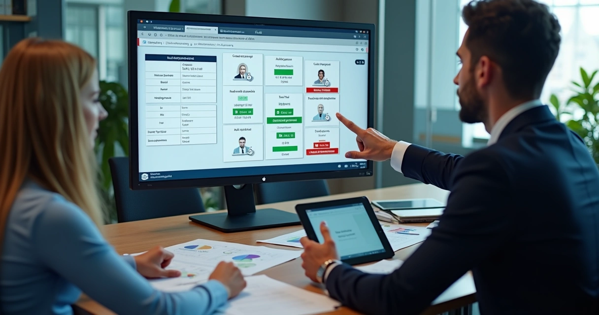 Painel de validação em tempo real cupons fiscais em monitor grande 