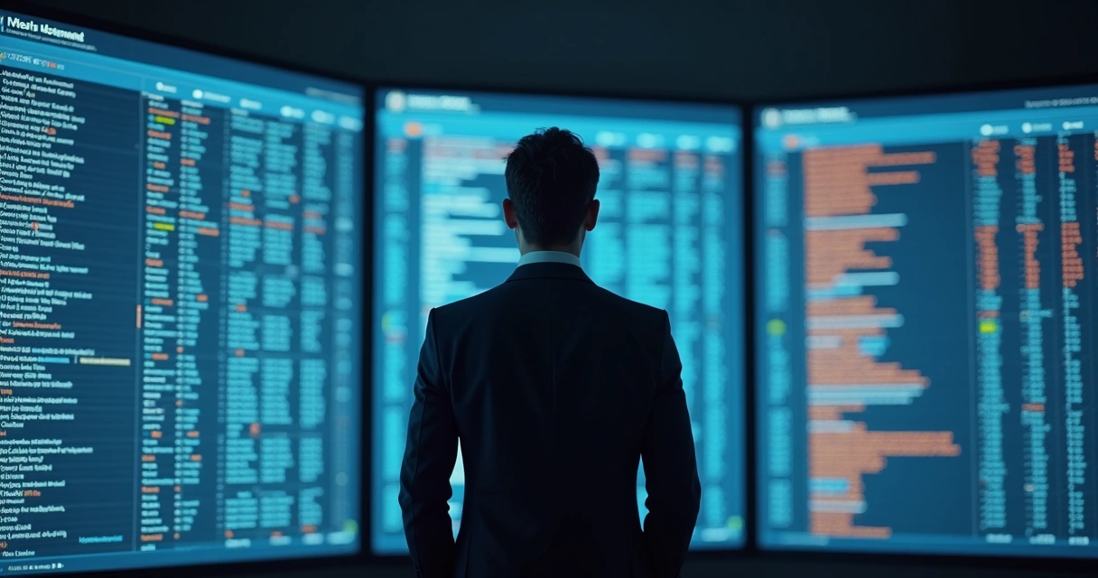 Profissional validando dados de leads na tela 