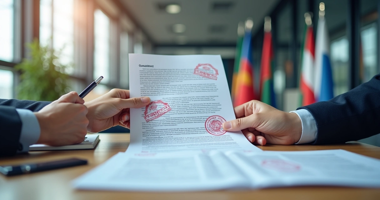 Representação de validação de tradução juramentada em ambiente internacional 