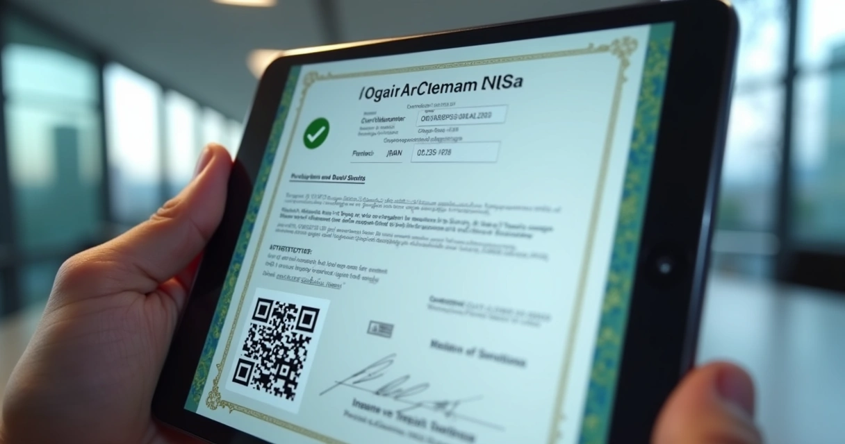 Certificado digital corporativo com QR Code