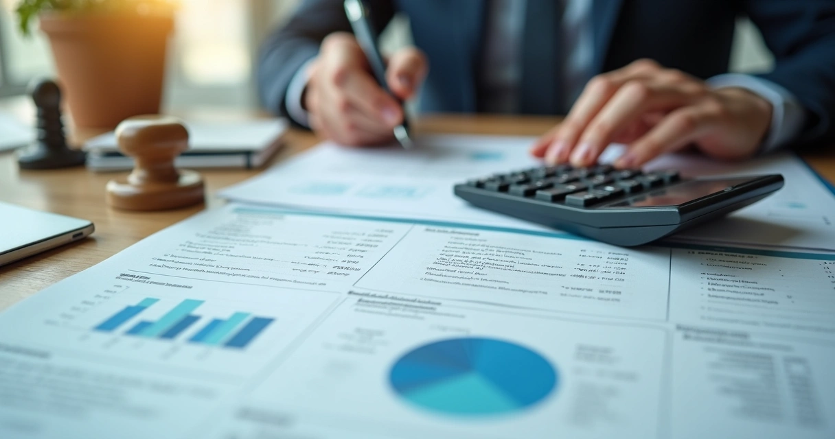 Tabela de preços e calculadora sobre papéis de tradução. 