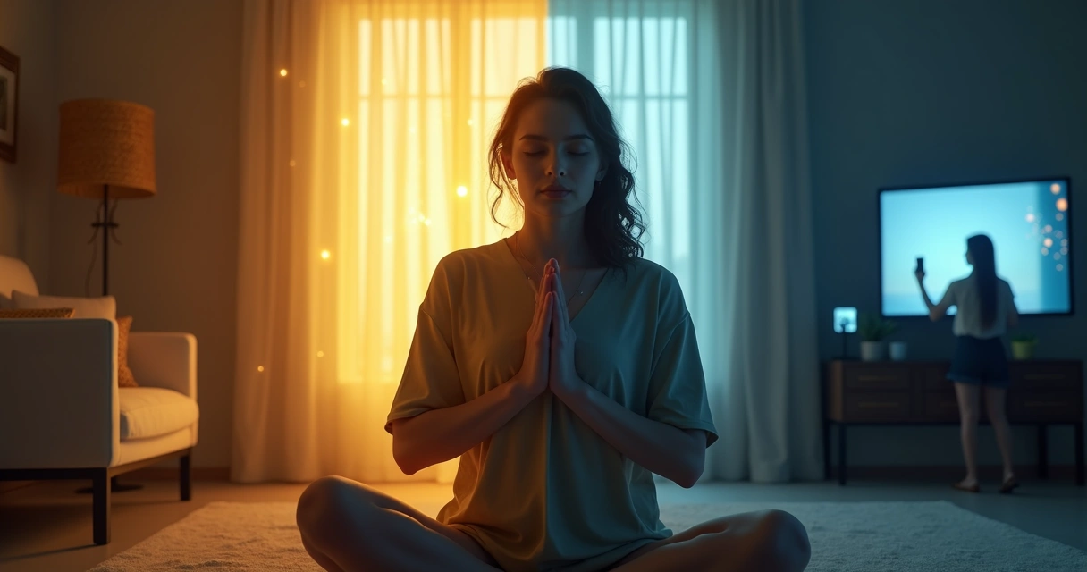 Comparación visual entre valoración humana interna y autoestima basada en la imagen exterior 