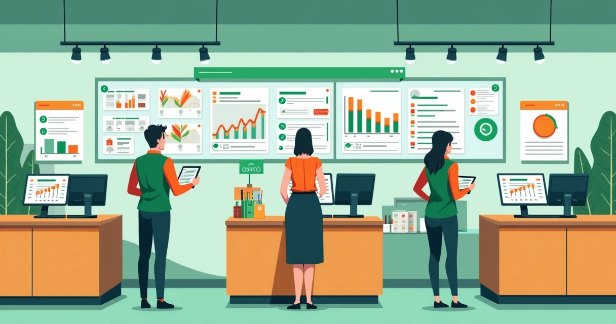 Equipe de varejo monitorando vendas no WhatsApp com CRM 