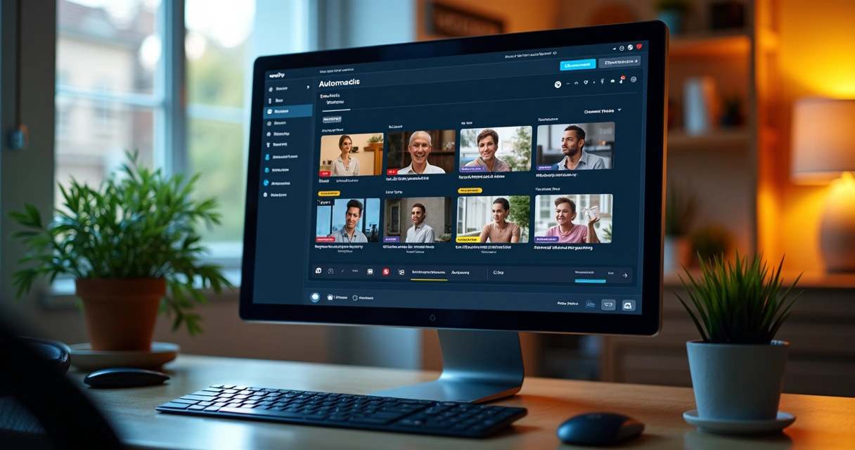 VDClip panel showing automatic cuts and dynamic subtitles