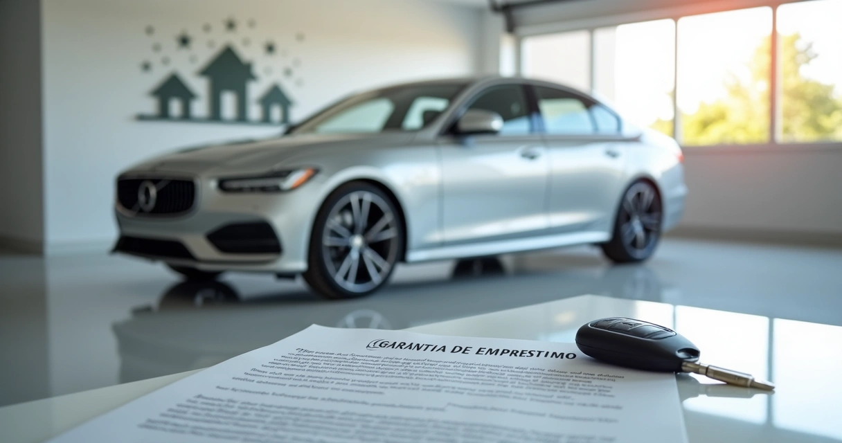 7 fatos sobre Creditas: juros, garantias e se é seguro em 2025 3 Carro de passeio prata identificado como garantia de empréstimo