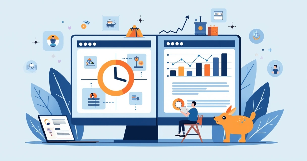 Comparação de velocidade entre plataformas de criação de landing pages 