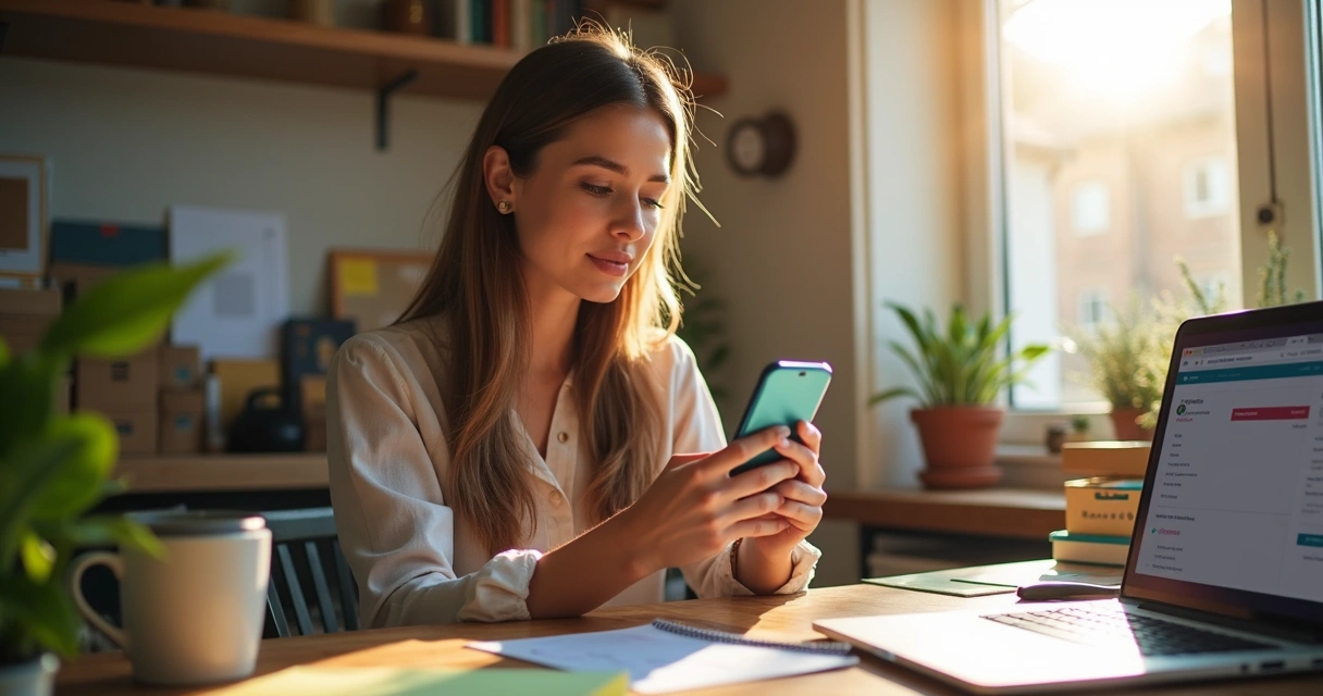 Pessoa usando smartphone para fazer compra online 