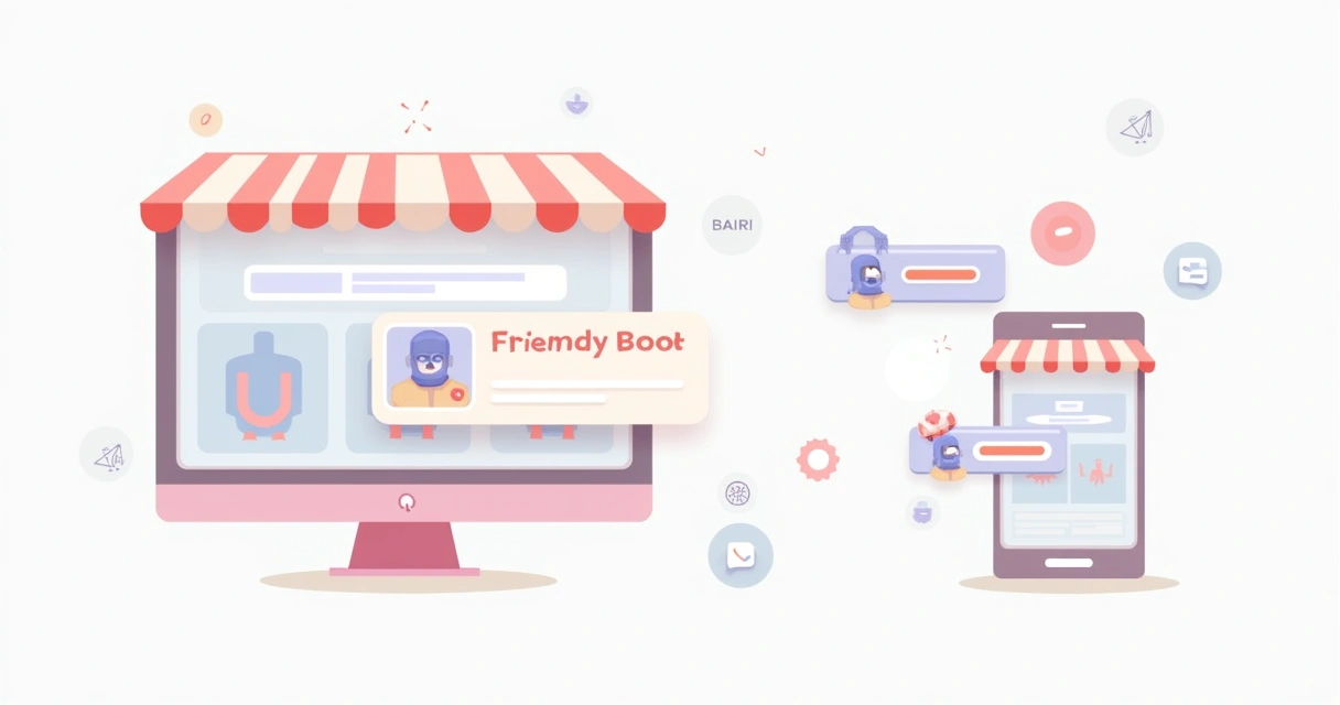 Chatbot de vendas falando com cliente em e-commerce 
