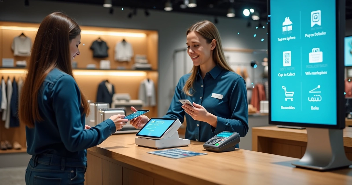 Loja de varejo com integração entre atendimento físico e digital 