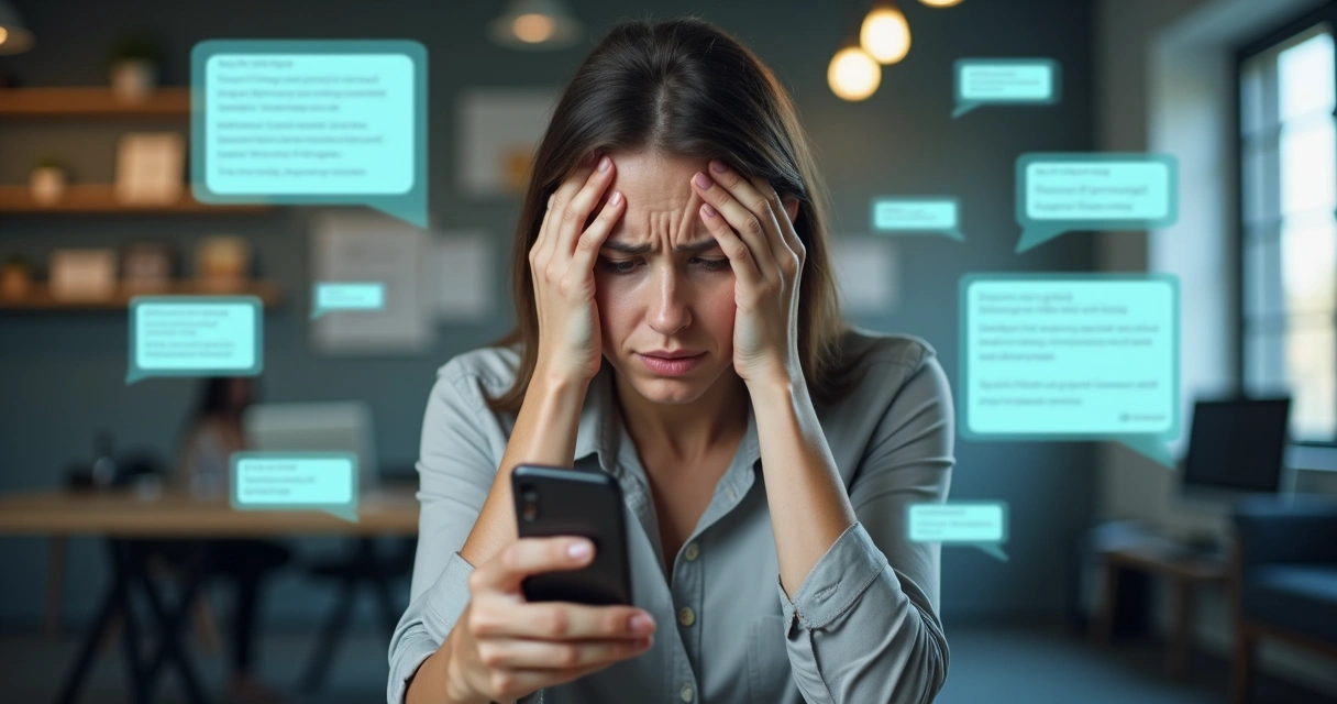 Cliente frustrado com abordagem de vendas intensa 