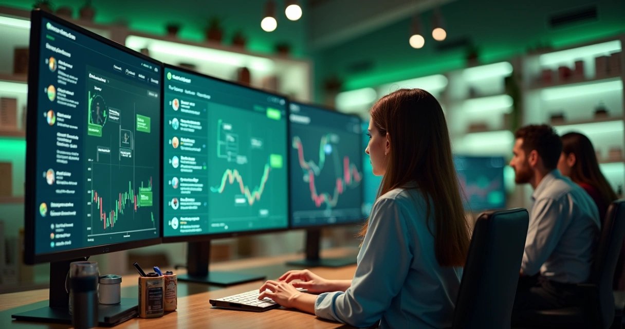 Vendedor acompanhando vendas e mensagens no WhatsApp em loja virtual 