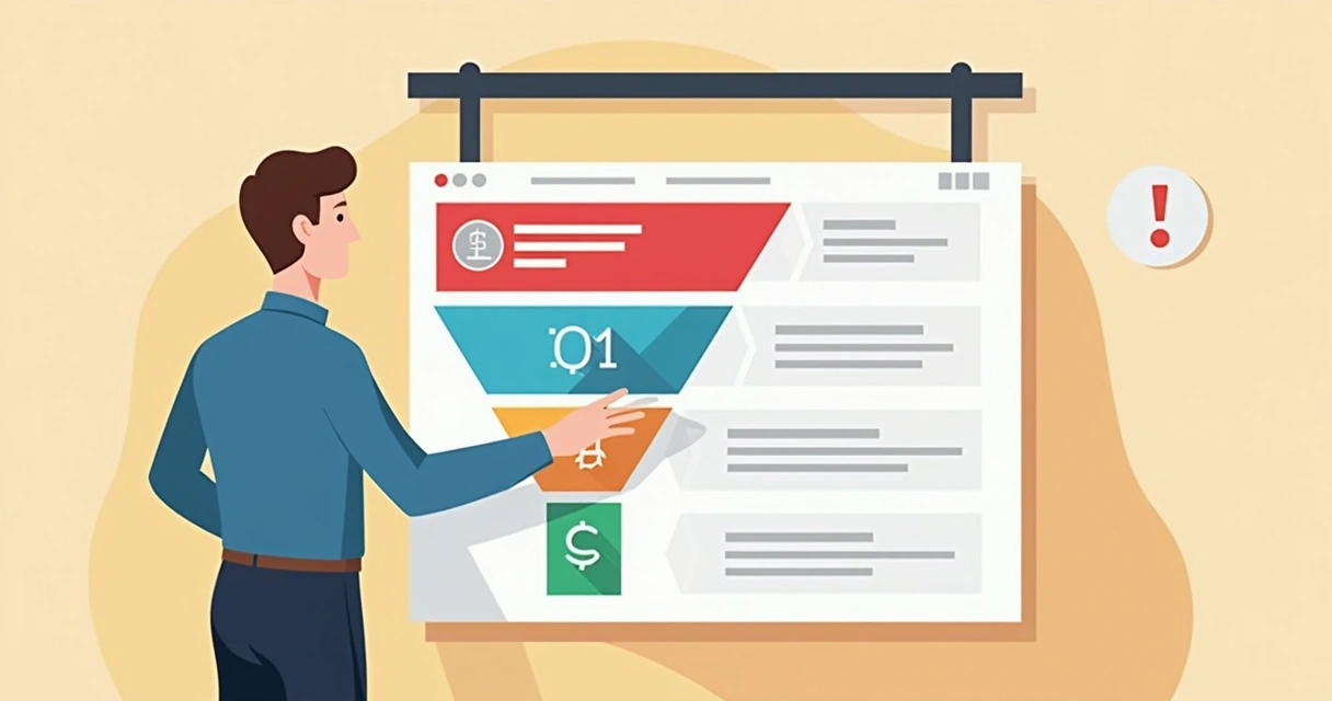 Venda parada com vendedor recebendo alerta visual no funil 