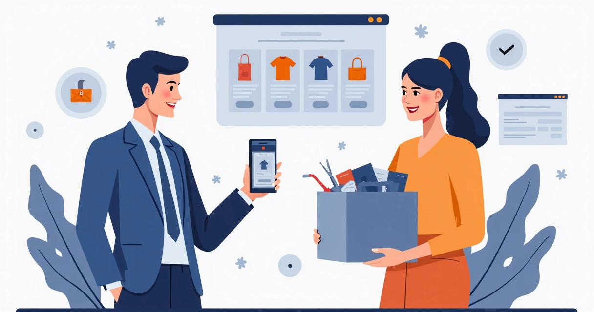 Vendedor envia link de catálogo e faz pedido digital pelo celular