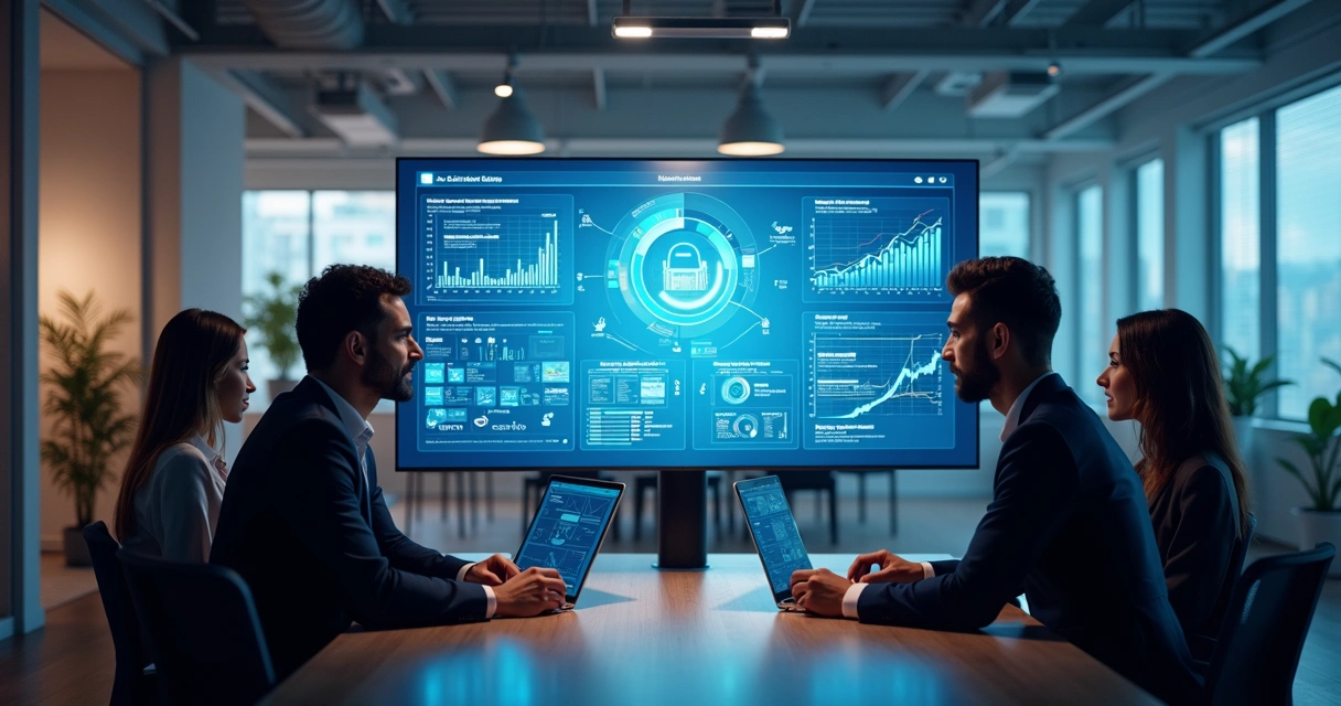 Equipe de vendas utilizando automação em plataforma CRM 