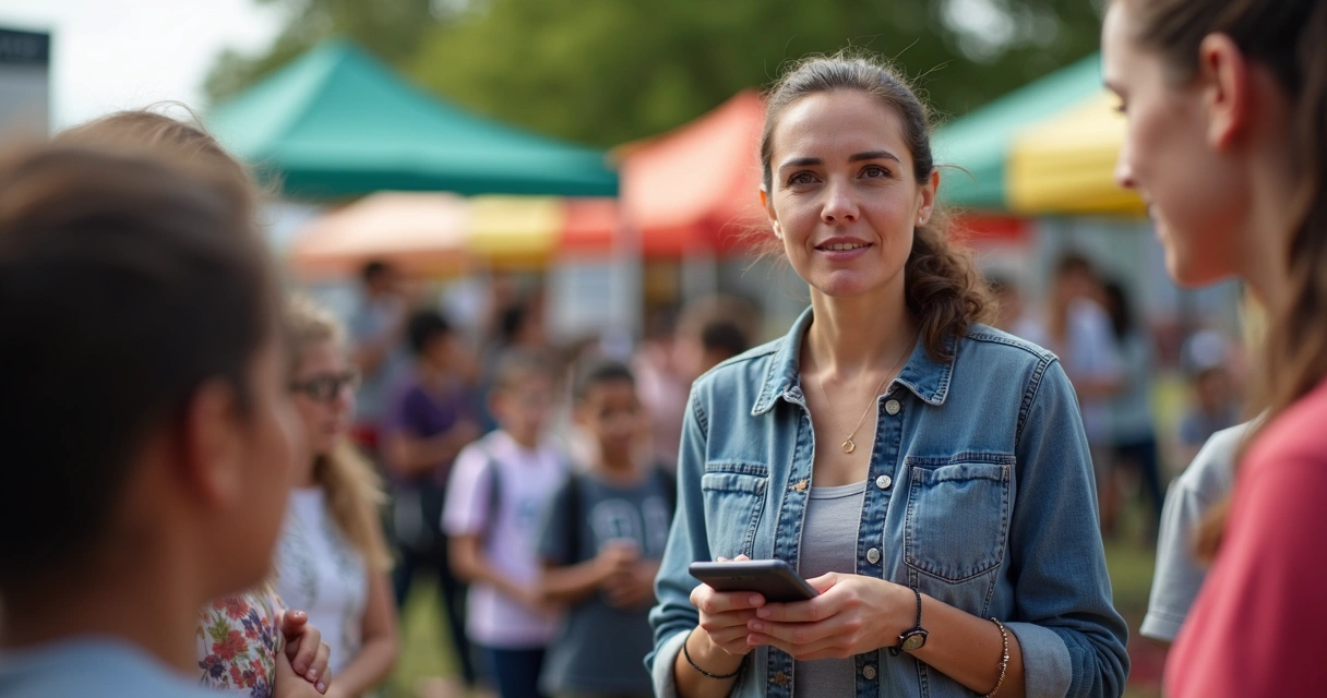 Vereadora responde dúvidas de jovens em evento comunitário 