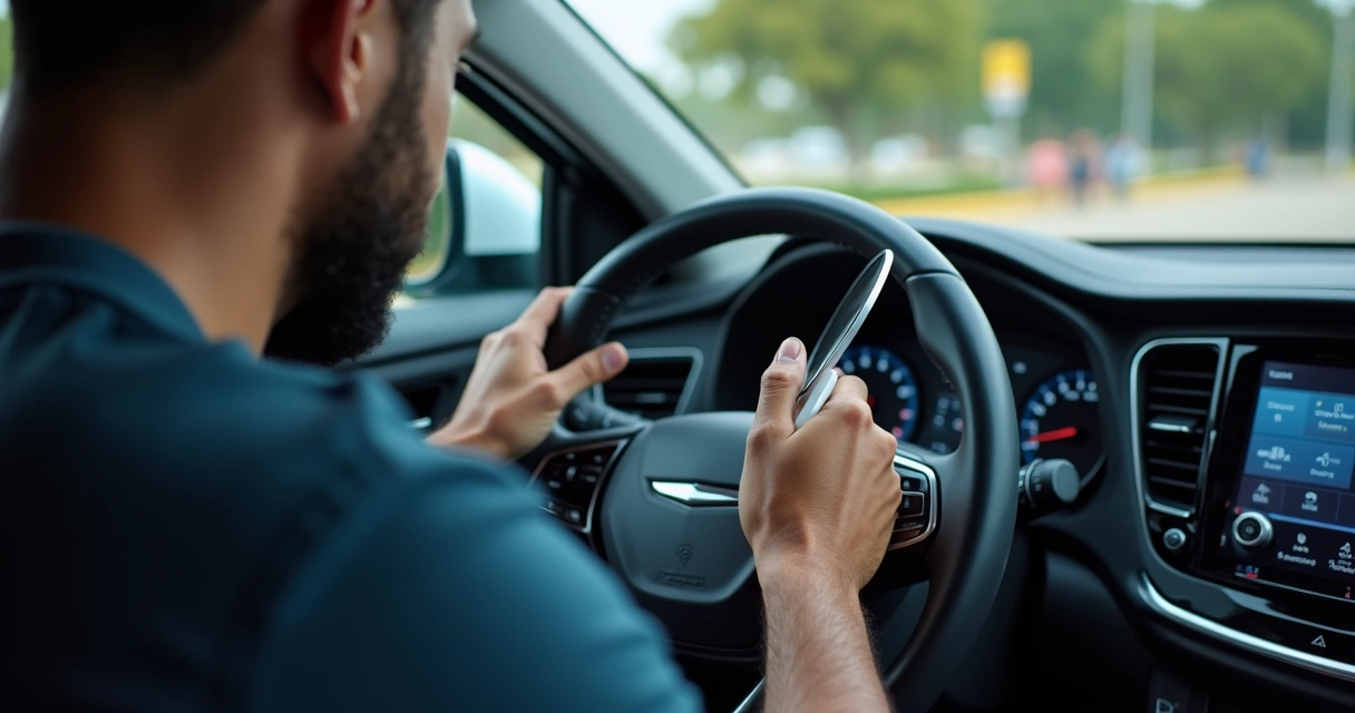 Inspeção visual do número do chassi em um carro 