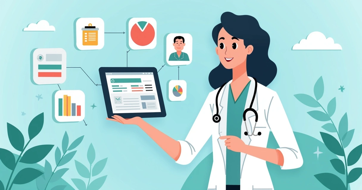 Veterinário usando aplicativo digital de anestesia em tablet 