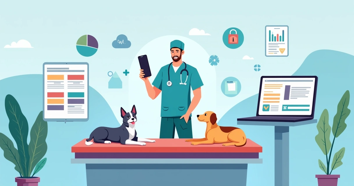 Veterinário moderno: registro digital de anestesia fácil e seguro