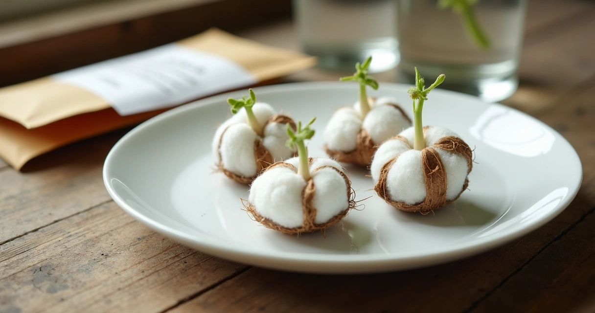 Teste de germinação de sementes de moringa em papel umedecido 
