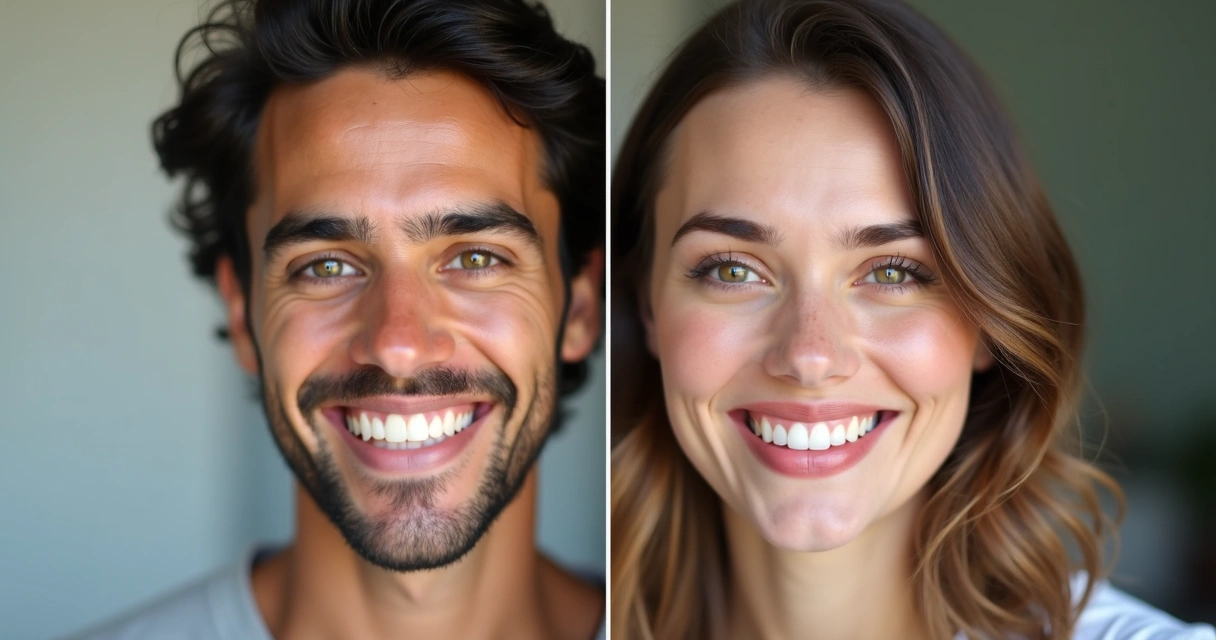 Vídeo de antes e depois de tratamento odontológico 