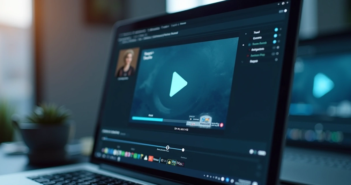 Tela exibindo vídeo de demonstração de SaaS 