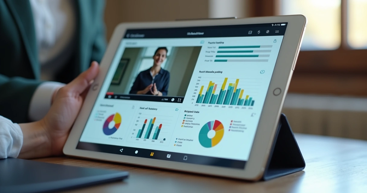 Vídeo curto de apresentação inserido em proposta comercial digital 