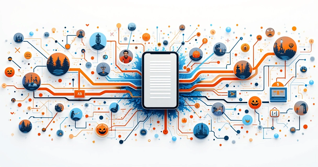 Fluxo de viralização de campanha digital e backlinks