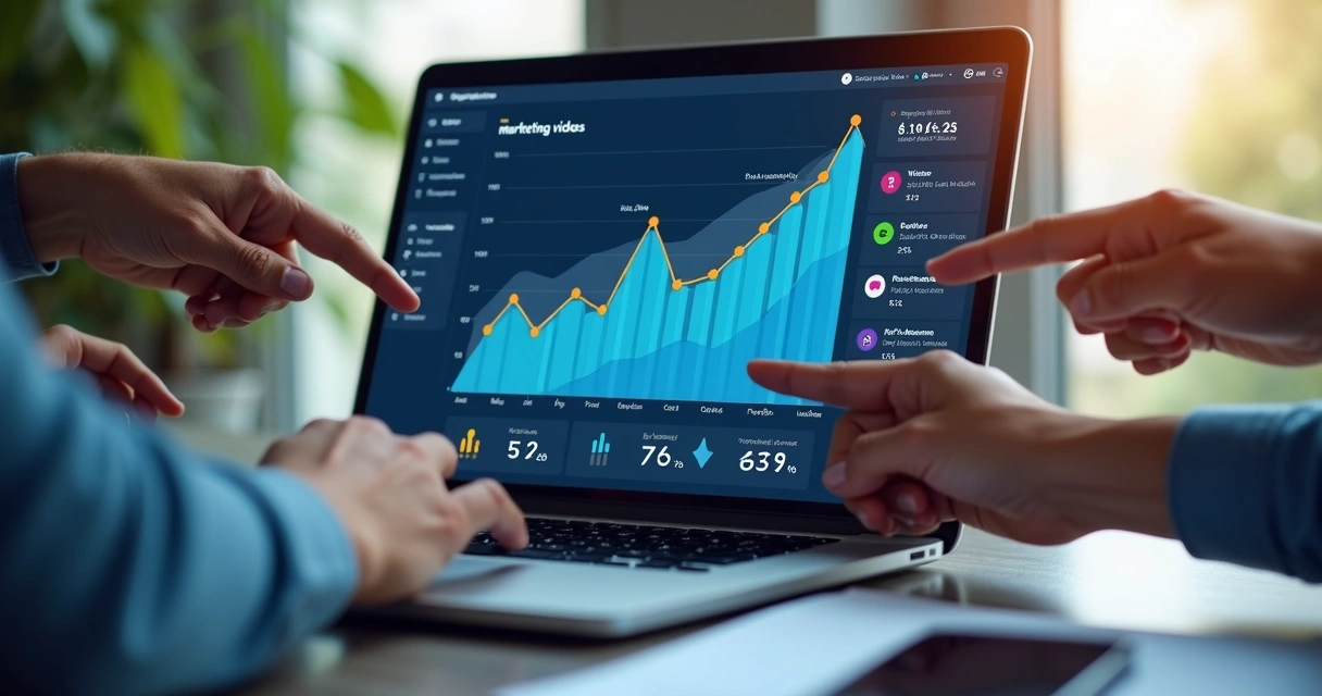 Gráfico mostrando aumento de visualizações após publicação de vídeos curtos 