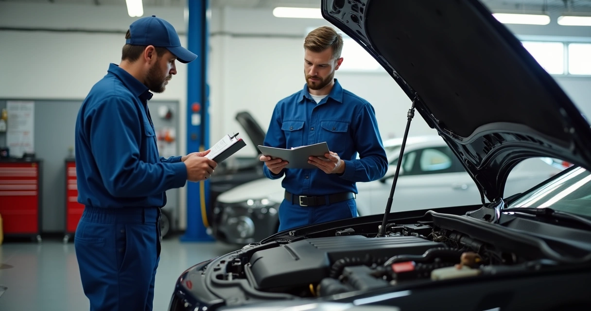 Vistoria detalhada em carro usado antes de contratação de seguro 