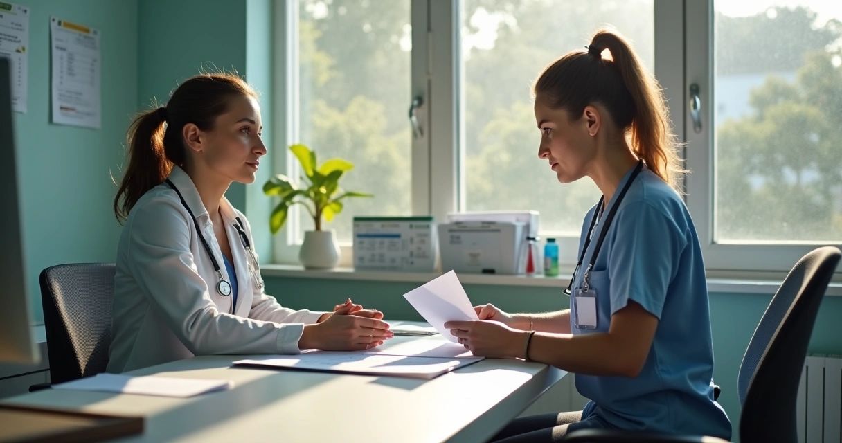Vistoria sanitária em clínica de saúde 
