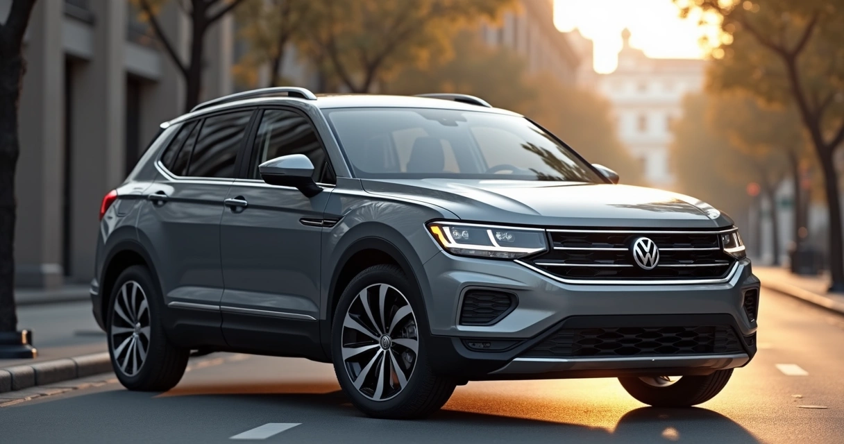 Volkswagen Tera SUV cinza estacionado em rua