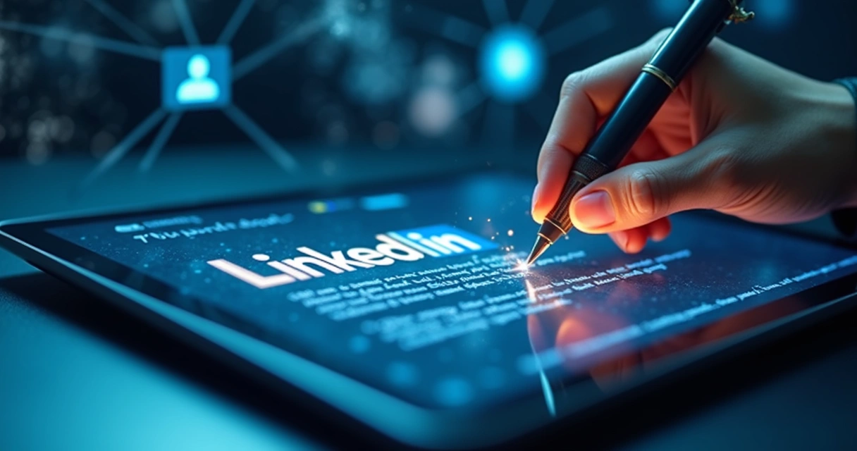 Destaque de voz autoral digital LinkedIn 