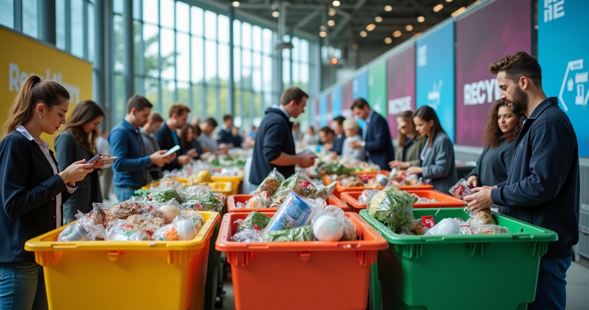 Gestão de resíduos em evento corporativo 