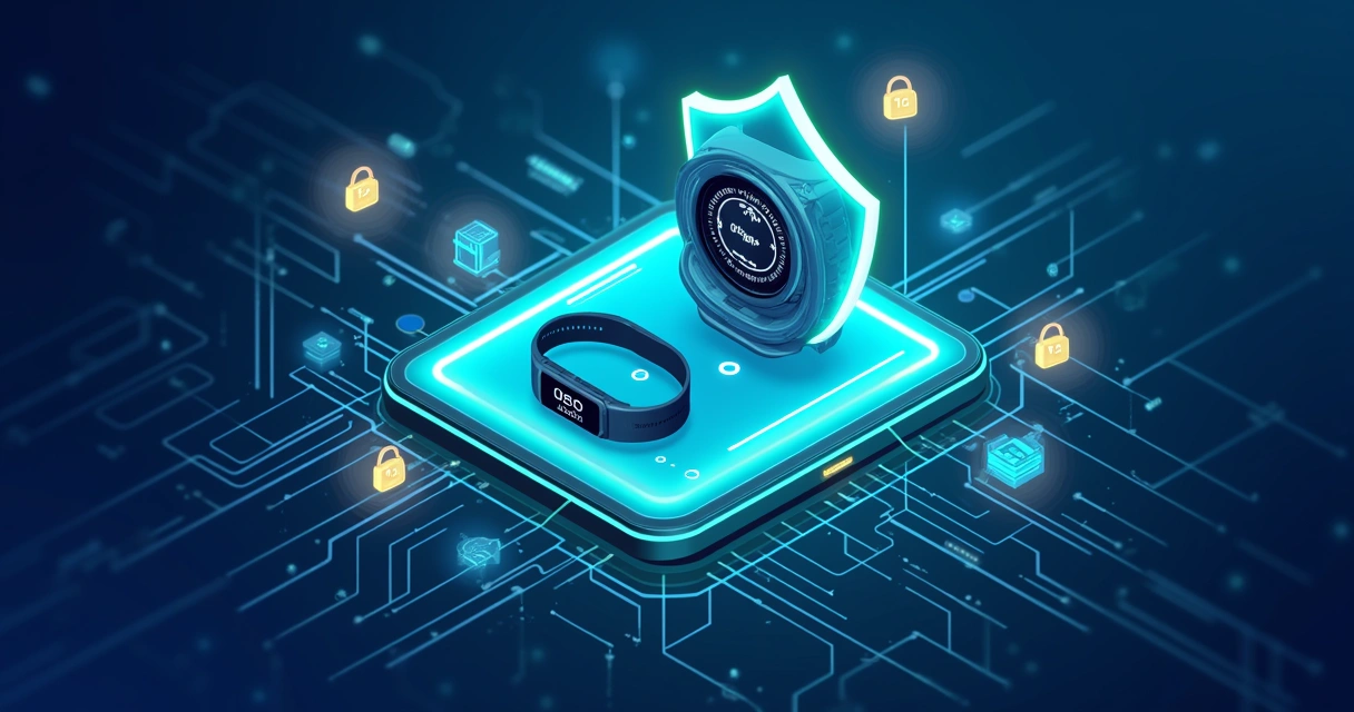 Wearables com dados protegidos por escudo digital 