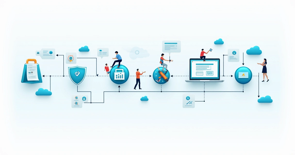 Flowchart of secure web application development process 