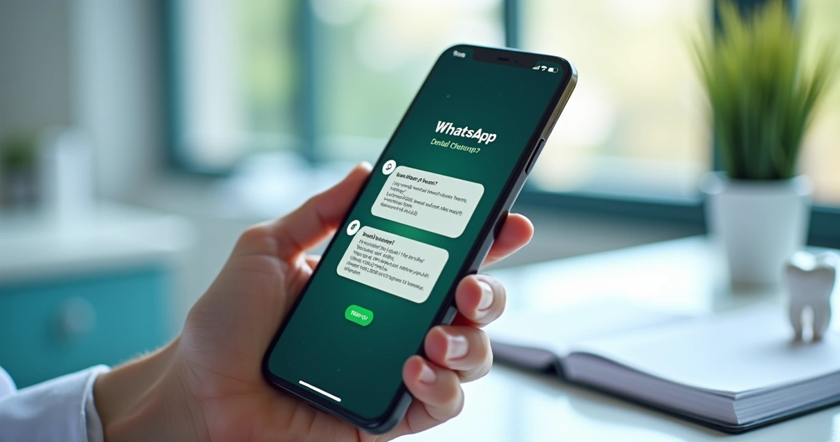 Atendimento por WhatsApp para agendamento odontológico 