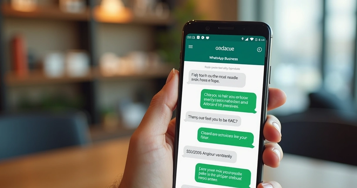 WhatsApp Business com templates automáticos para óticas 