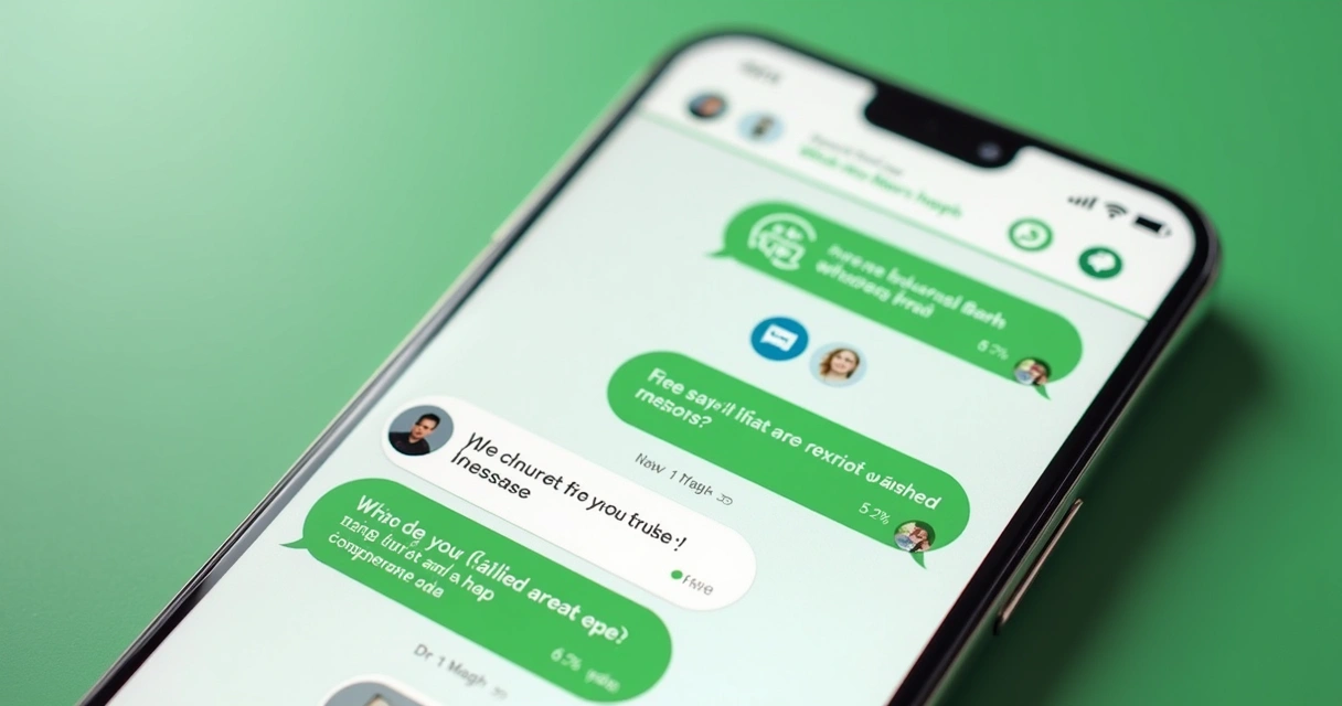 Tela de conversa no WhatsApp Business com chatbot e cliente