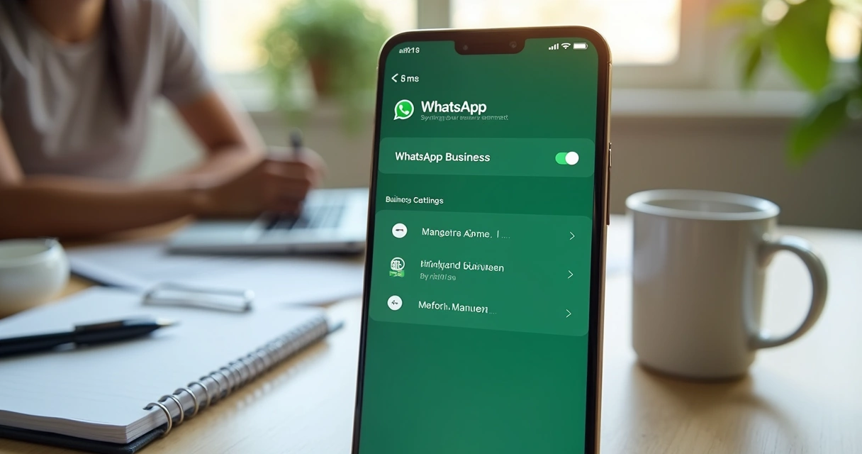 Configuração de chat no WhatsApp Business 