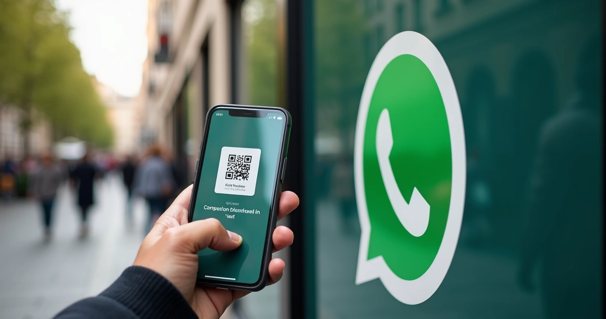 Campanha de WhatsApp captando leads via QR Code