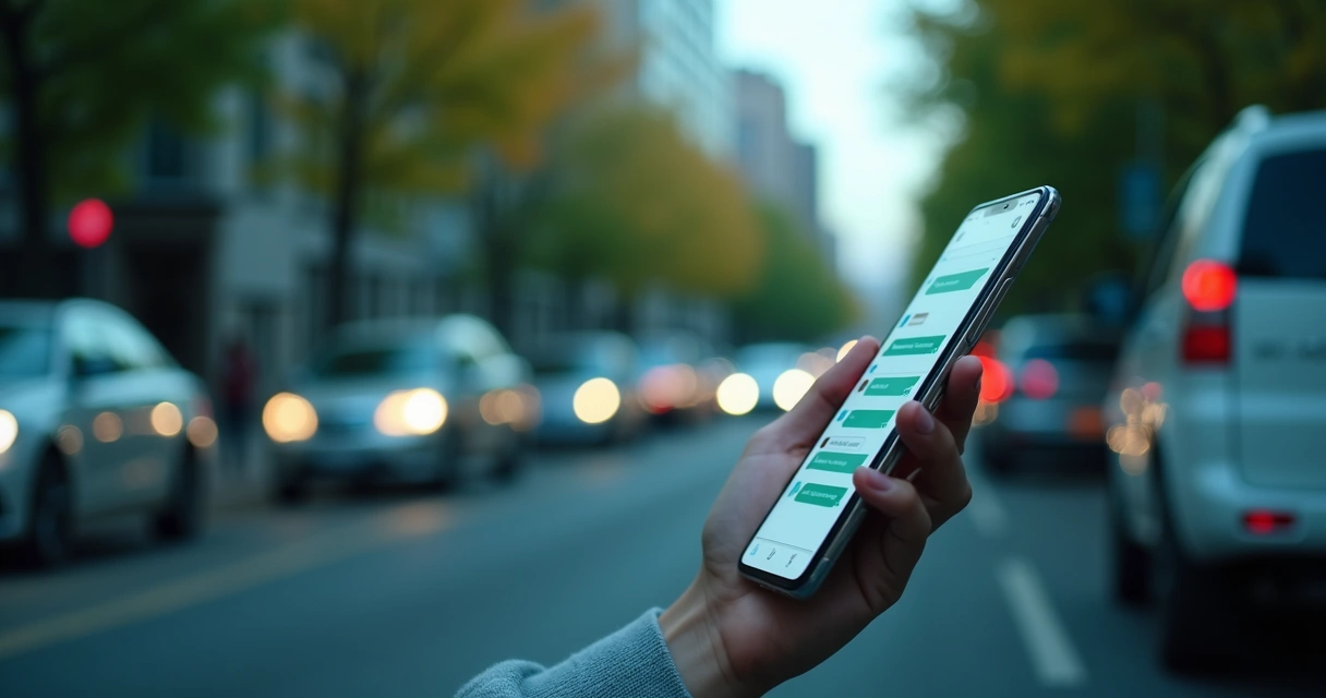 Interface de chatbot em aplicativo de mobilidade 