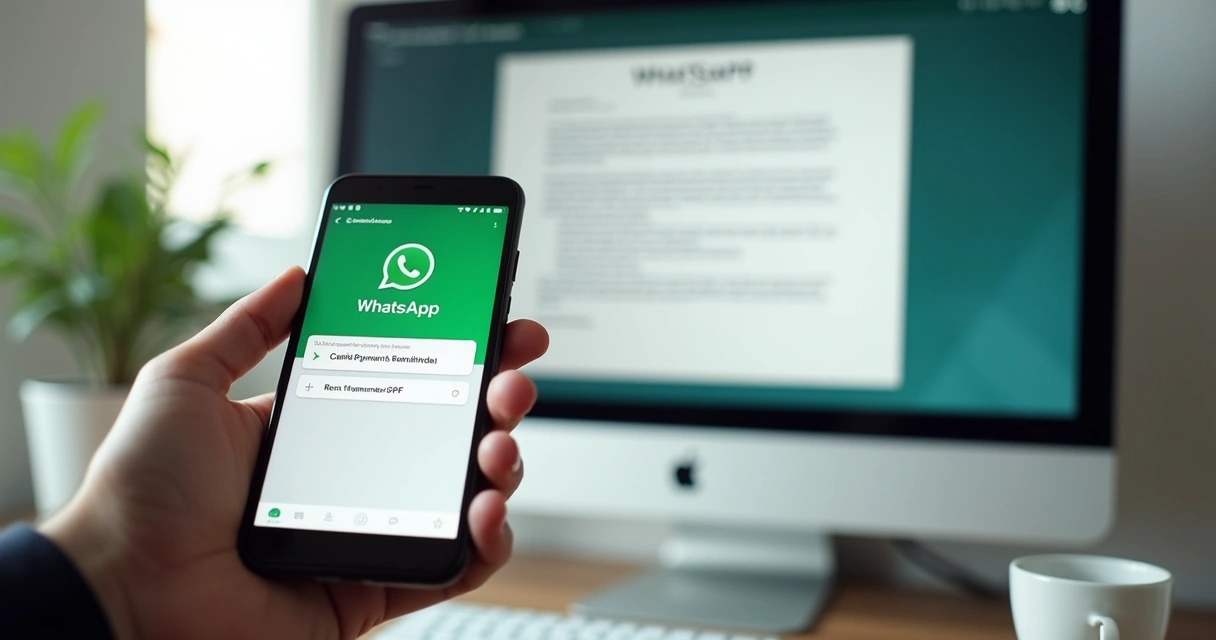 Tela com cobrança automática de aluguel via WhatsApp para inquilino 